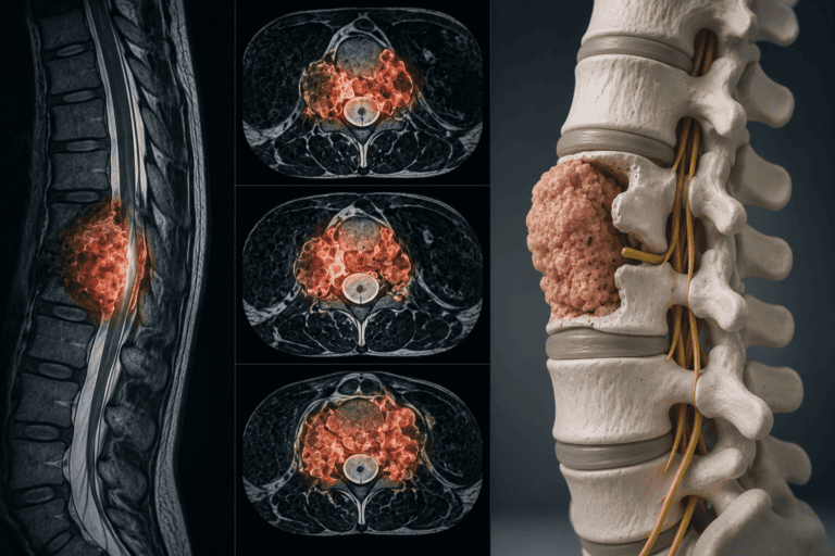 spinal tumour early diagnosis Dubai