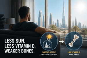 Why Living Indoors in Dubai Can Weaken Your Bones Over Time